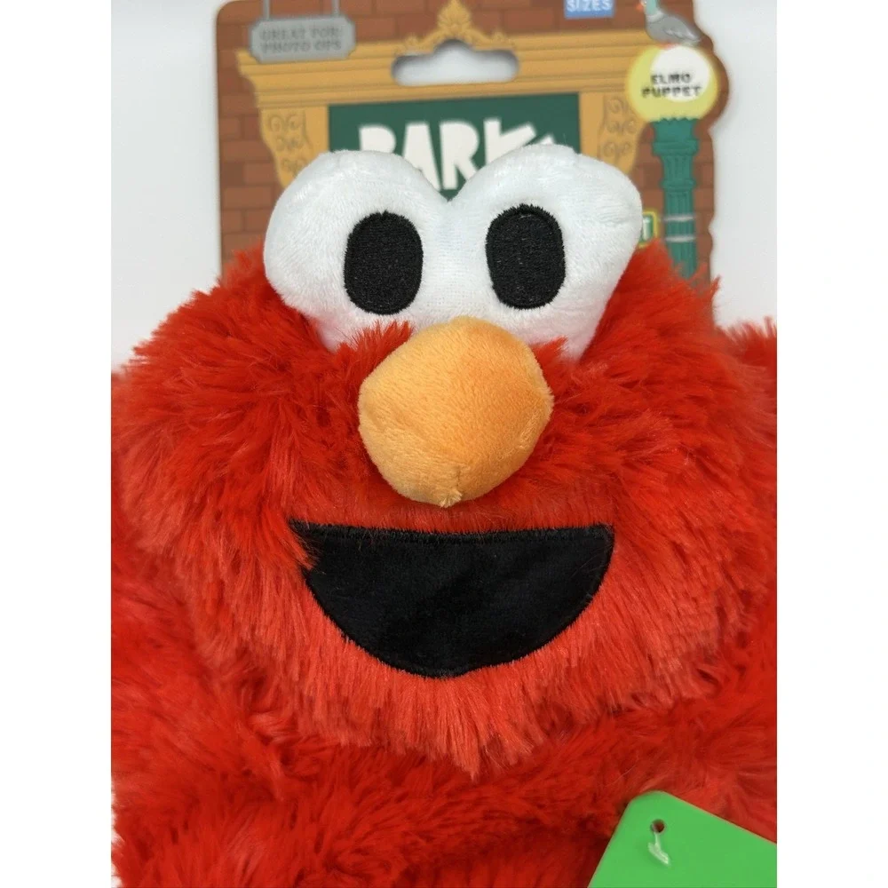 BARK Elmo Dog Toy Squeaker Crinkle Plush Sesame Street All Dog Sizes